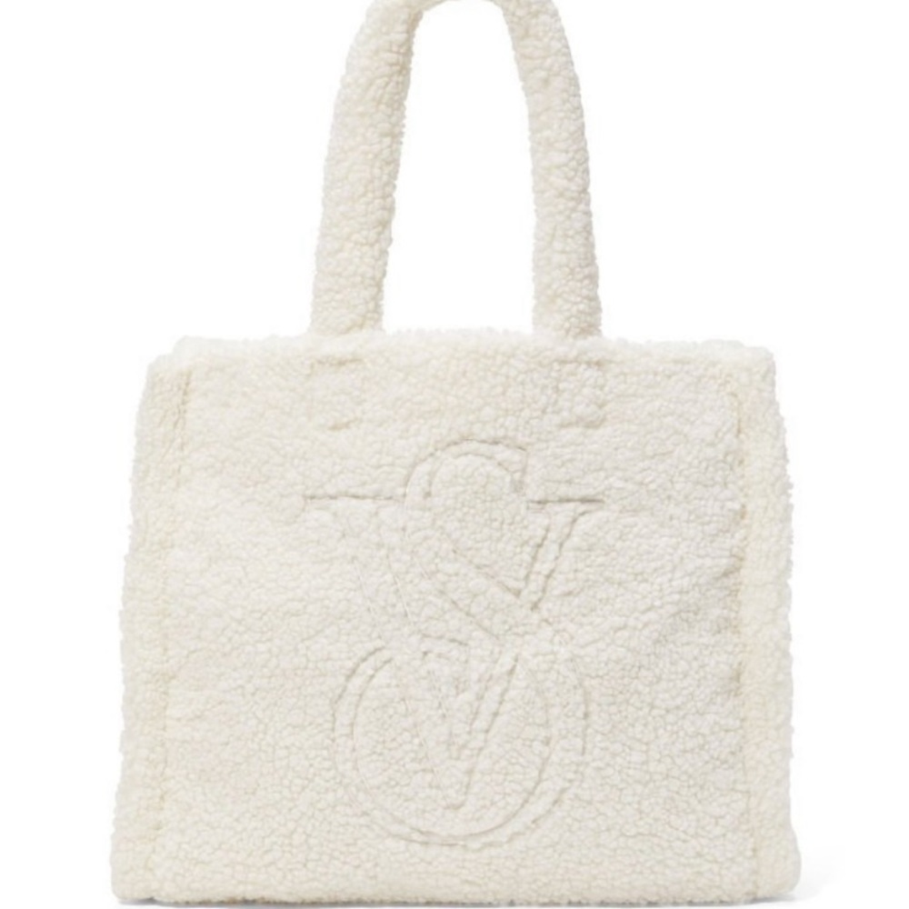 NEW Victoria’s Secret Sherpa Tote Bag